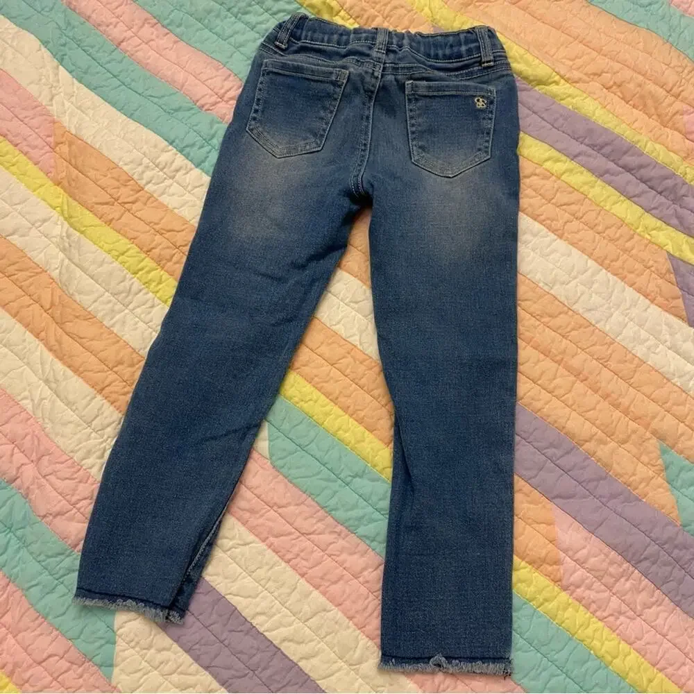 Jessica Simpson Jeans sz 5 adjustable waist tabs Straight Leg Jeans
